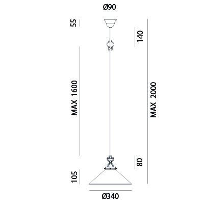 Il Fanale COUNTRY Pendant 081.10.OV | touchGOODS
