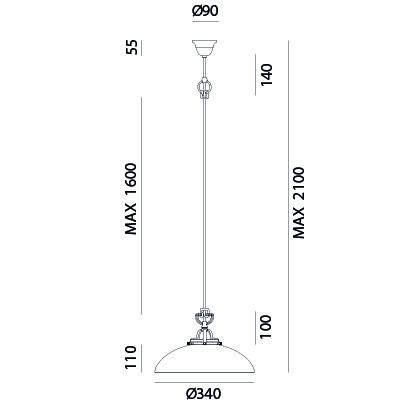 Il Fanale COUNTRY Pendant 082.10.OV | touchGOODS