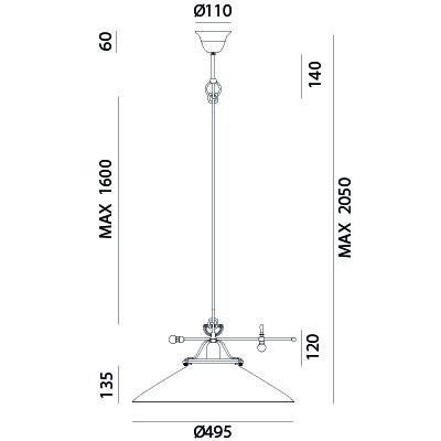 Il Fanale COUNTRY Pendant 083.10.OV - touchGOODS