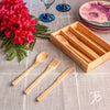12-Pc. Reusable Bamboo Flatware Set with Storage Case - touchGOODS