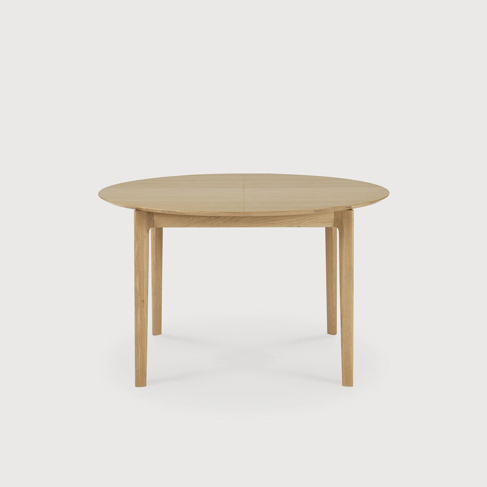 Oak Bok Round Extendable Dining Table - touchGOODS