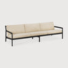 Jack Outdoor Sofa - Extra Long, Teak Black - touchGOODS