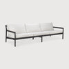 Jack Outdoor Sofa - Extra Long, Teak Black - touchGOODS