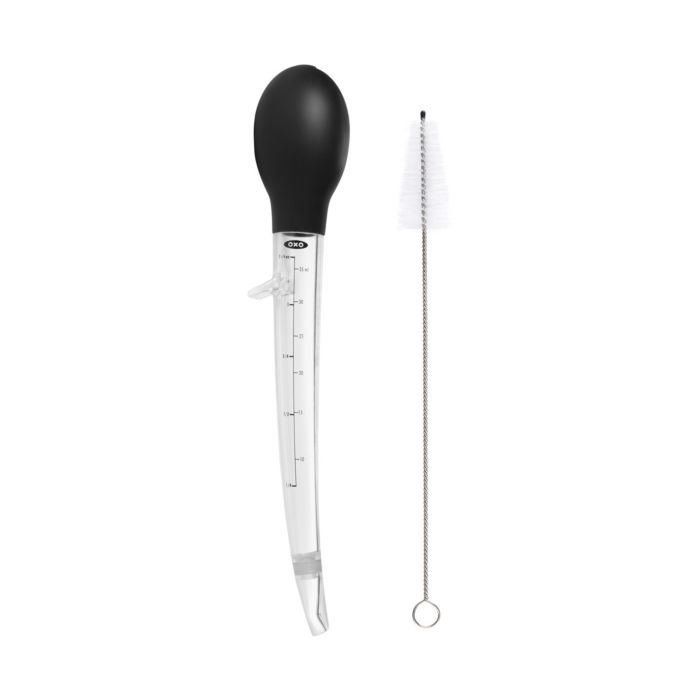 OXO Good Grips Angled Baster With Cleaning Brush - touchGOODS