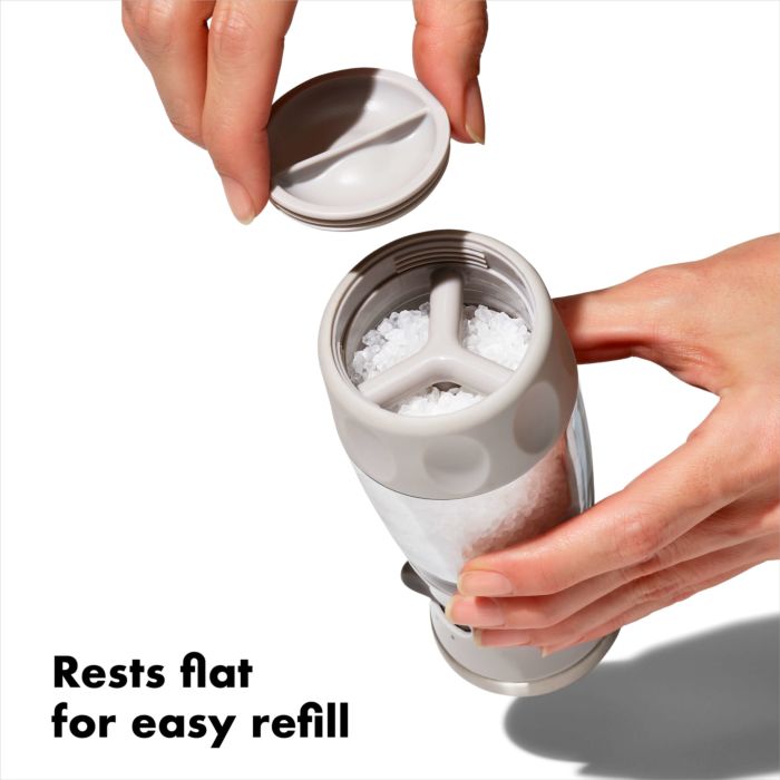 Contoured Mess-Free Salt Grinder - touchGOODS