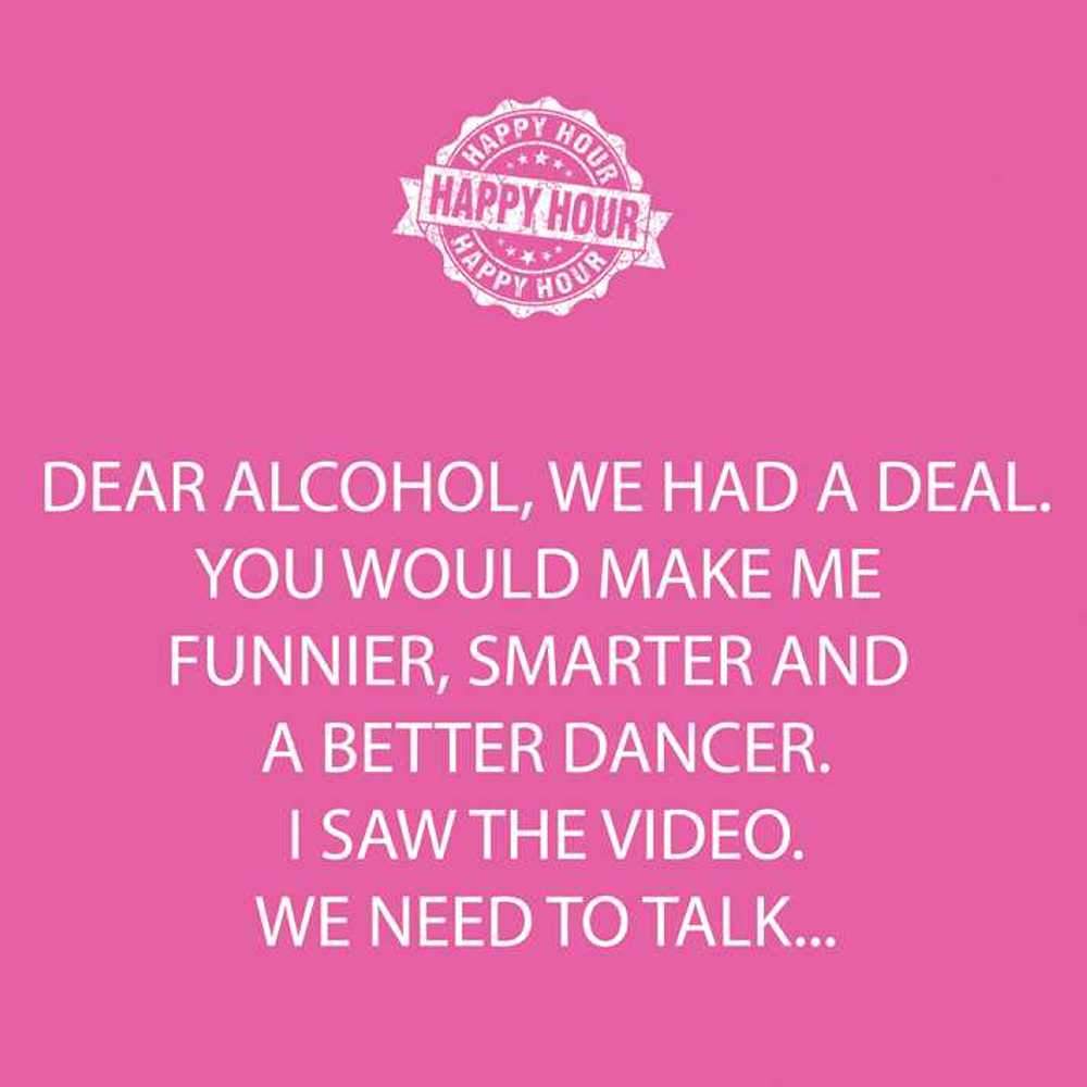 Dear Alcohol Beverage Napkin - touchGOODS