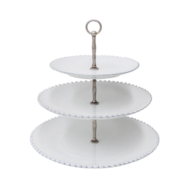 Pearl 2 Tier Dessert Tray 14" - touchGOODS