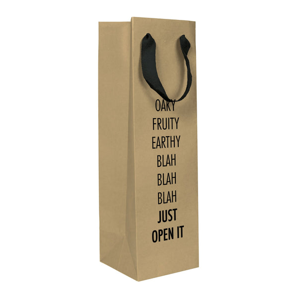 Blah Blah Blah Wine Bag - touchGOODS