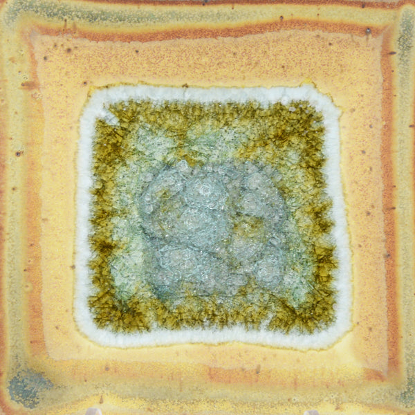 Small Rectangle Wavy Edge Tray  6" x 9" with Glass - touchGOODS