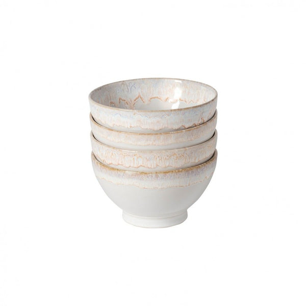 Latte Bowls Set of 4, 6" White - touchGOODS