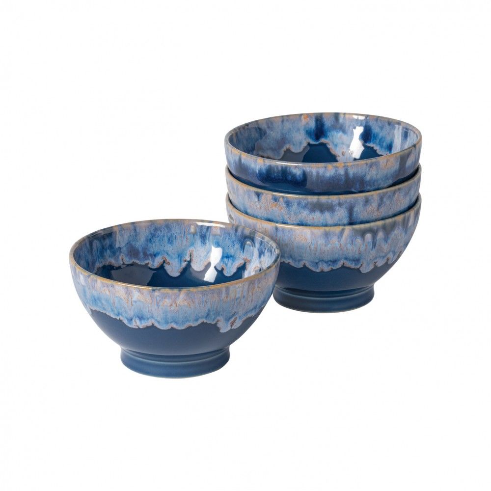 Latte Bowls Set of 4, 6" Denim - touchGOODS