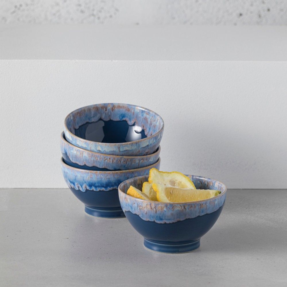Latte Bowls Set of 4, 6" Denim - touchGOODS