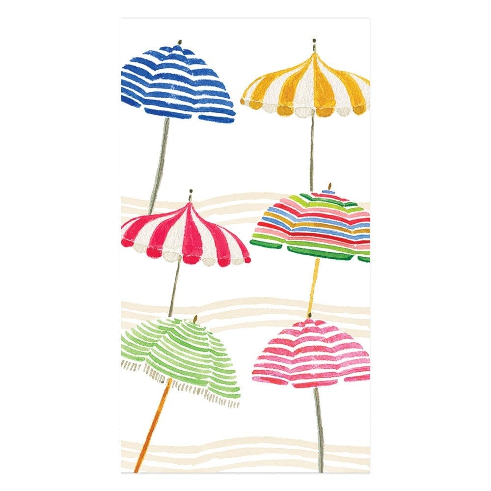 Beach Umbrellas Paper Guest Towel Napkins - 15 Per Package - touchGOODS