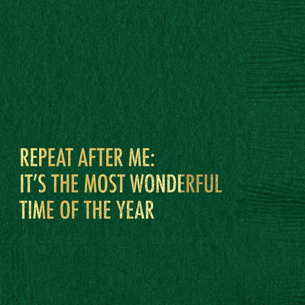 Most Wonderful Holiday Napkin - touchGOODS