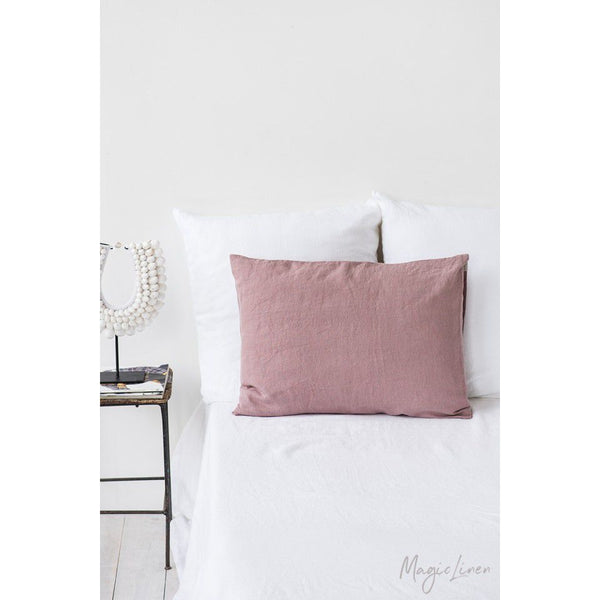 WOODROSE LINEN PILLOWCASE - touchGOODS