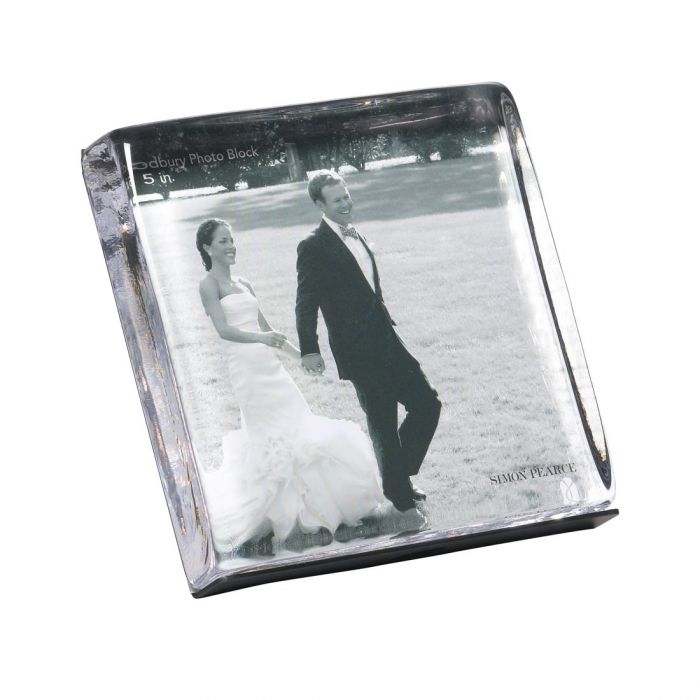 WOODBURY SQUARE PHOTO BLOCK, 5ʺ IN GIFT BOX - touchGOODS