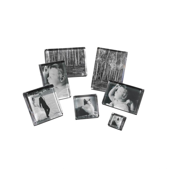WOODBURY SQUARE PHOTO BLOCK, 5ʺ IN GIFT BOX - touchGOODS