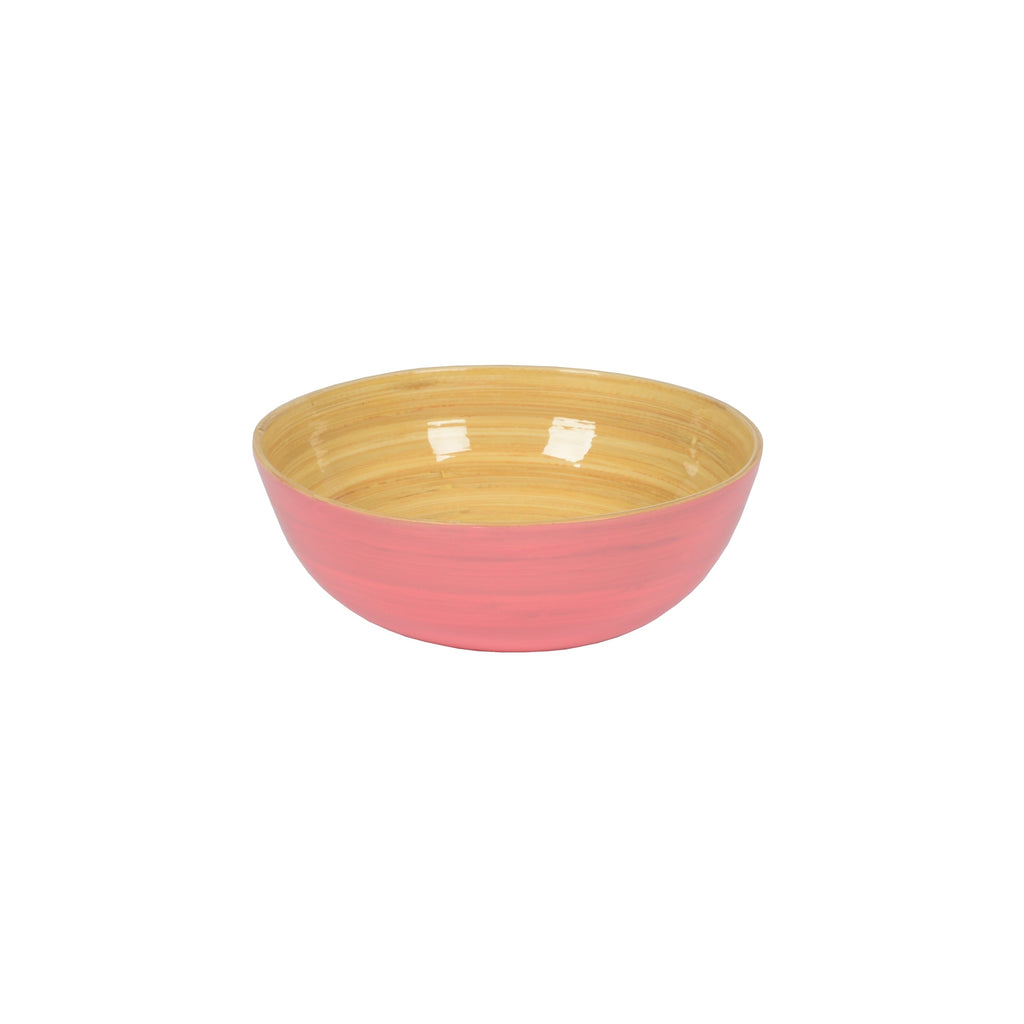 Medium Shallow Bamboo Salad Bowl - touchGOODS