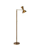 Pisa Mid-Century Swing Arm Floor Lamp - Brass - touchGOODS