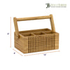 Lattice Flatware Caddy with Handle - touchGOODS