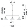 CASCINA Triple Pendant 204.10.OO - touchGOODS