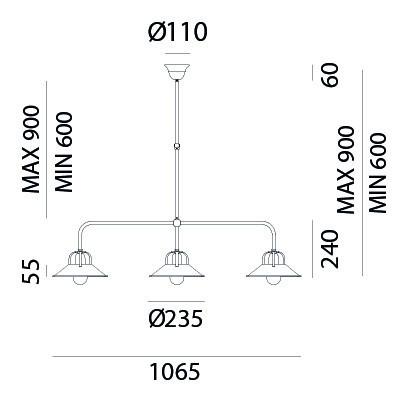 CASCINA Triple Pendant 204.10.OO - touchGOODS