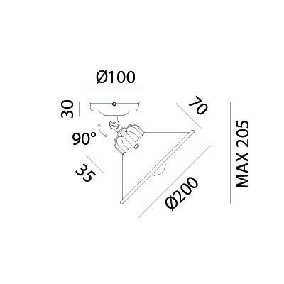 CASCINA Ceiling Light 204.23.OO - touchGOODS