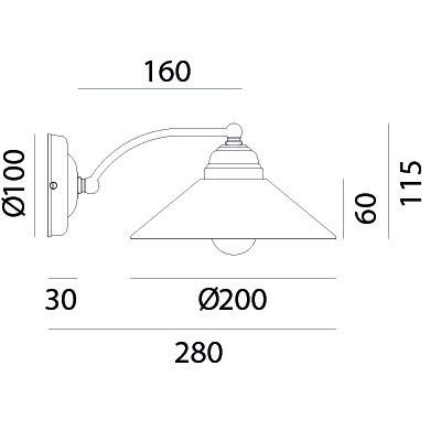 TABIA Wall Light 212.17.OV - touchGOODS