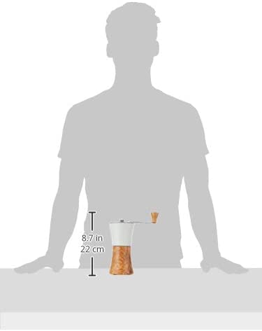 Coffee Mill Olive Wood & Ceramic - touchGOODS