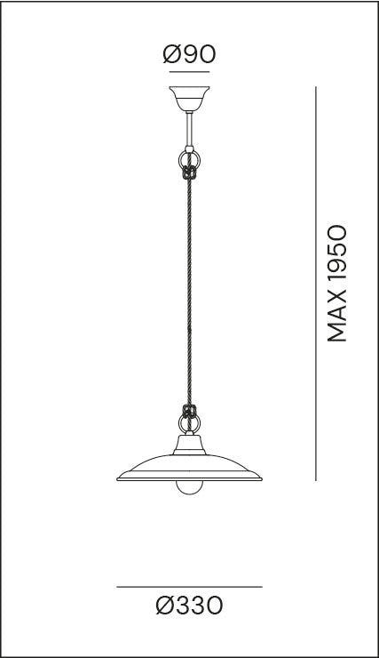 Il Fanale BARCHESSA Outdoor Pendant Light 220.11 | touchGOODS