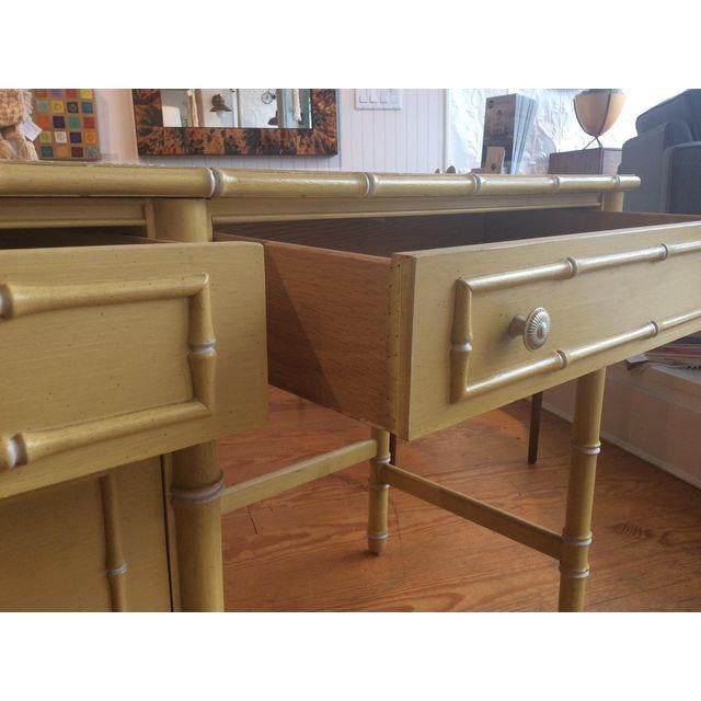 Thomasville Vintage Faux Bamboo Desk | touchGOODS
