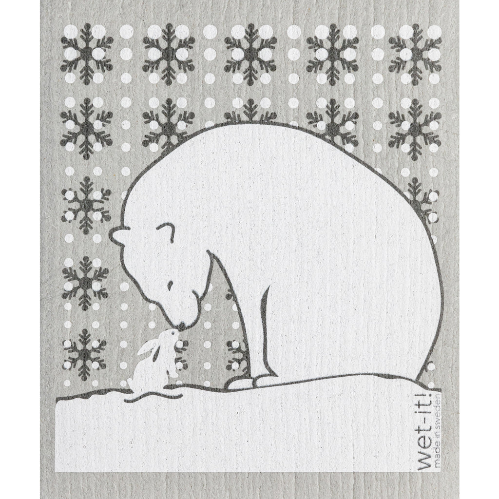 Cuddly Polar Bear Swedish Cloth - touchGOODS
