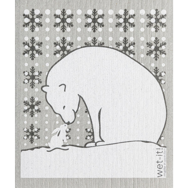 Cuddly Polar Bear Swedish Cloth - touchGOODS