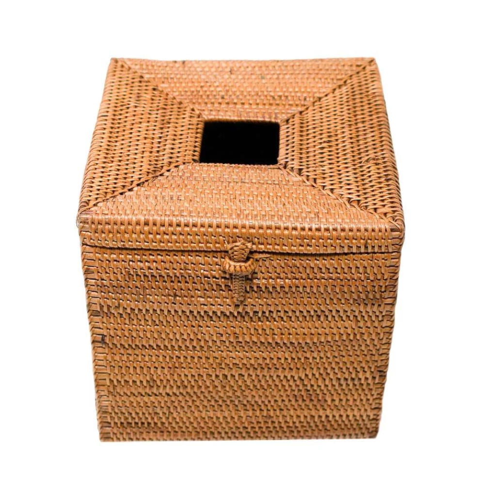 Rattan Tissue Box Cover - touchGOODS