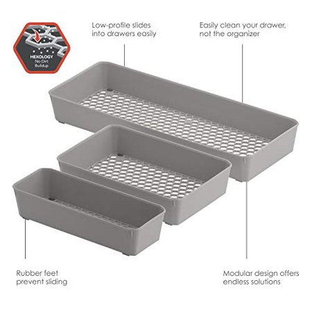 Hexa Set of 3 Drawer Organizer Trays - touchGOODS
