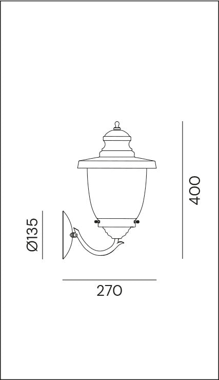 Venezia Outdoor Wall Light 248.05 | touchGOODS