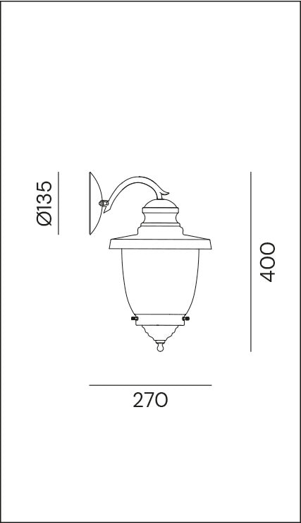 Venezia Outdoor Wall Light 248.09 | touchGOODS