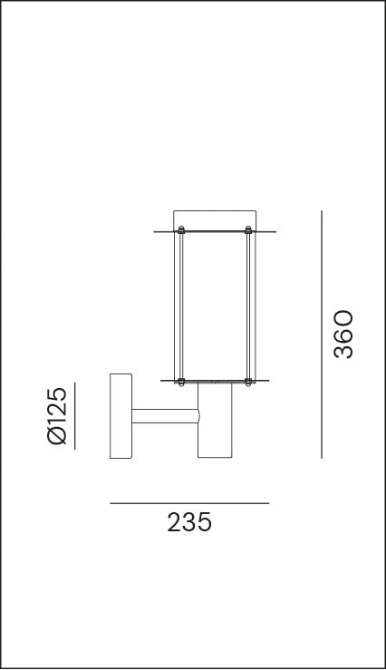 LOGGIA Outdoor Wall Light 264.01 - touchGOODS