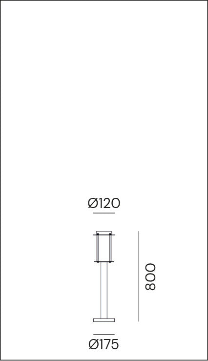 LOGGIA Outdoor Post Light 264.10 - touchGOODS