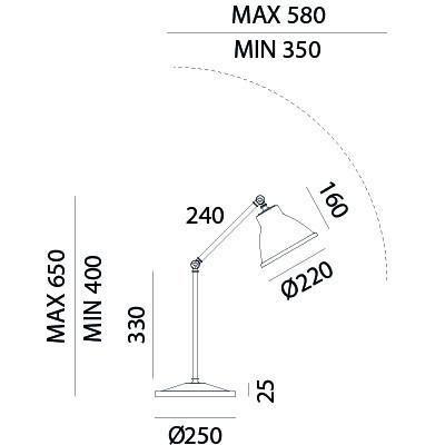 LOFT Table Lamp 269.06.OF | touchGOODS