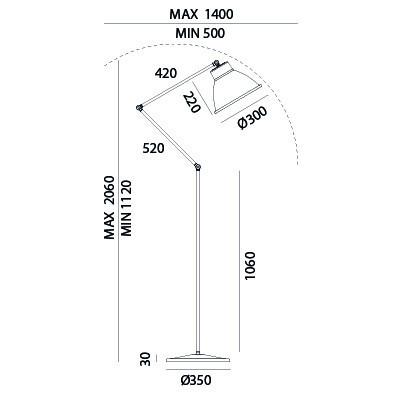 LOFT Floor Lamp 269.08.OF | touchGOODS