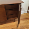 Vintage Mid Century Modern Kent Coffey Eloquence Walnut Dresser & Mirror - touchGOODS