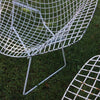 Vintage Harry Bertoia Diamond White Chairs - Set of 4 | touchGOODS