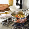 Induction Copper Saucepan with Lid - touchGOODS