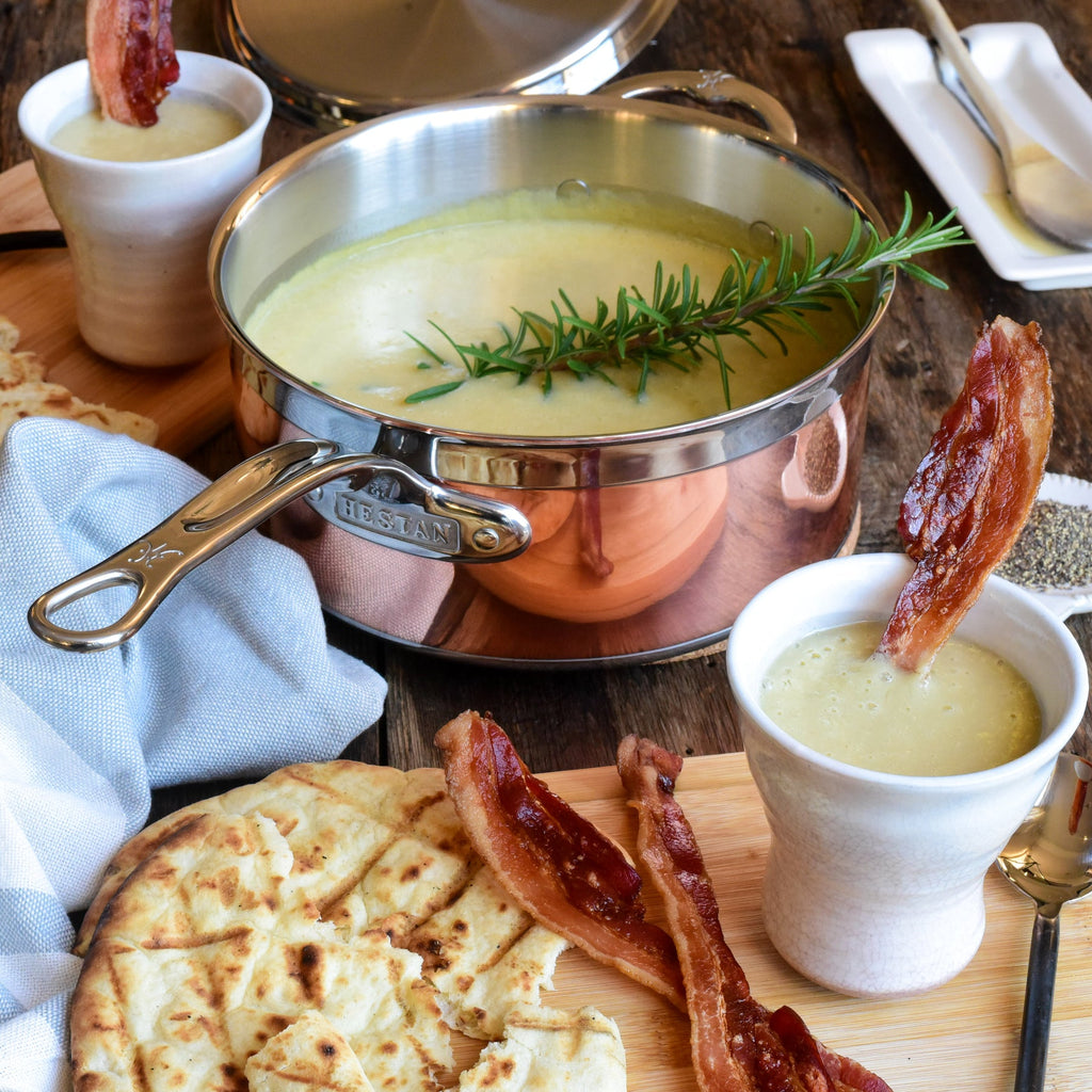 Induction Copper Saucepan with Lid - touchGOODS