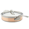 Induction Copper Sauté, 3.5-Quart with Lid - touchGOODS