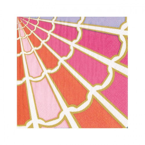 Color Wheel Paper Cocktail Napkins - 20 Per Package - touchGOODS