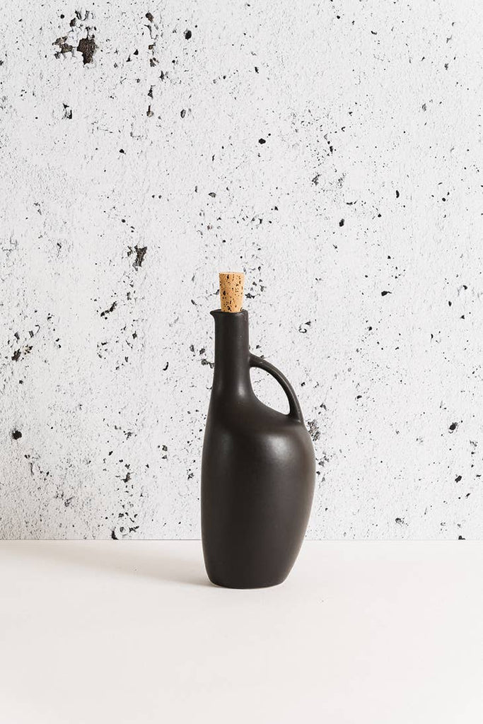 Stoneware Olive Oil Bottle | Canard 34oz - touchGOODS