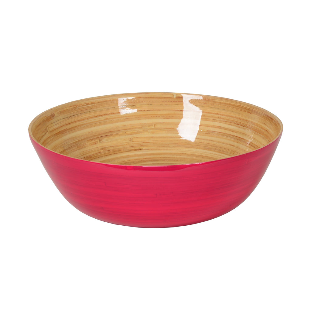 Large Shallow Bamboo Bowl - touchGOODS