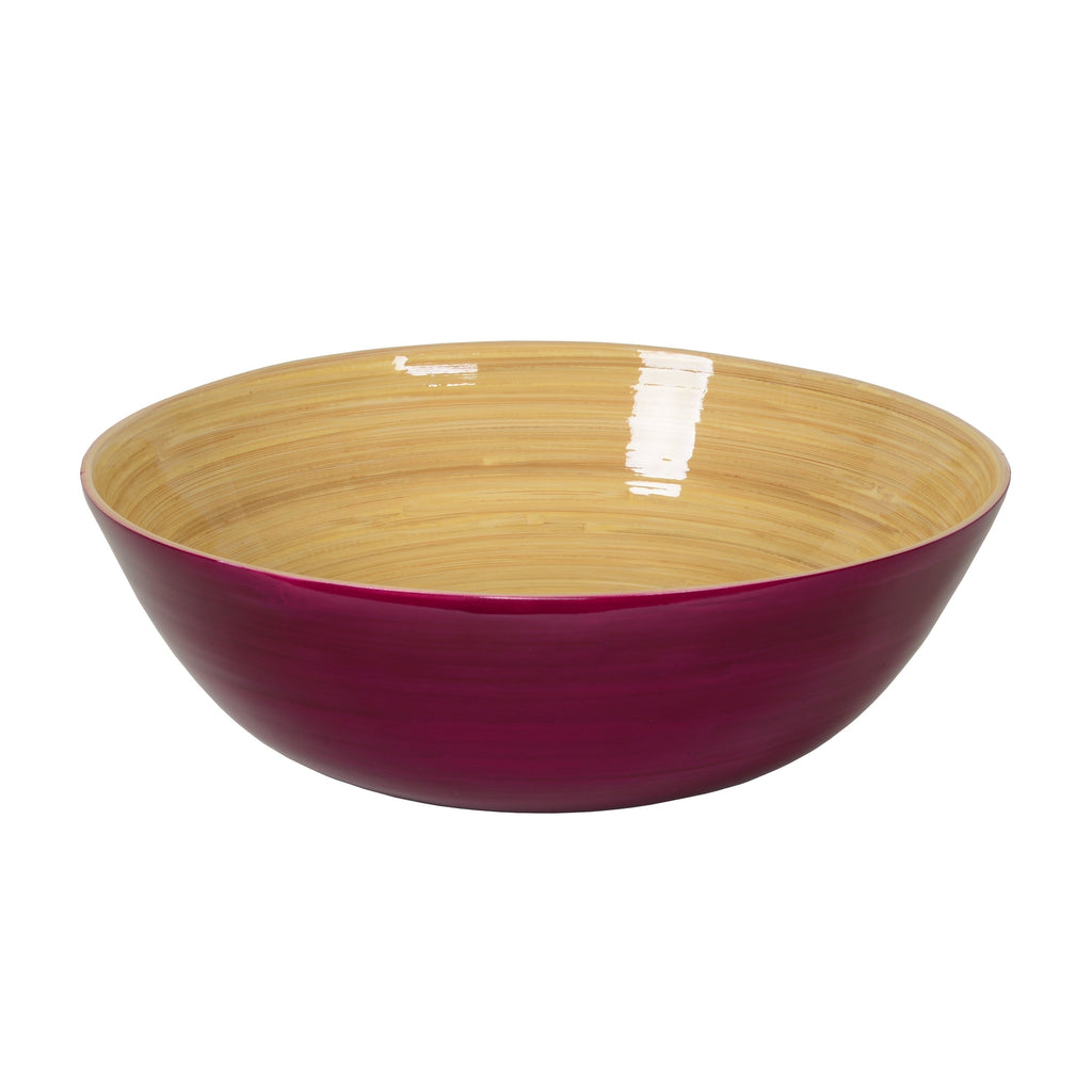 Large Shallow Bamboo Bowl - touchGOODS